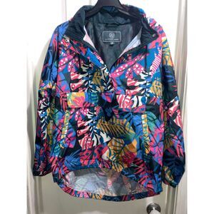 Lauren James Water Resistant Hooded Lightweight Anorak Windbreaker Rain Jacket